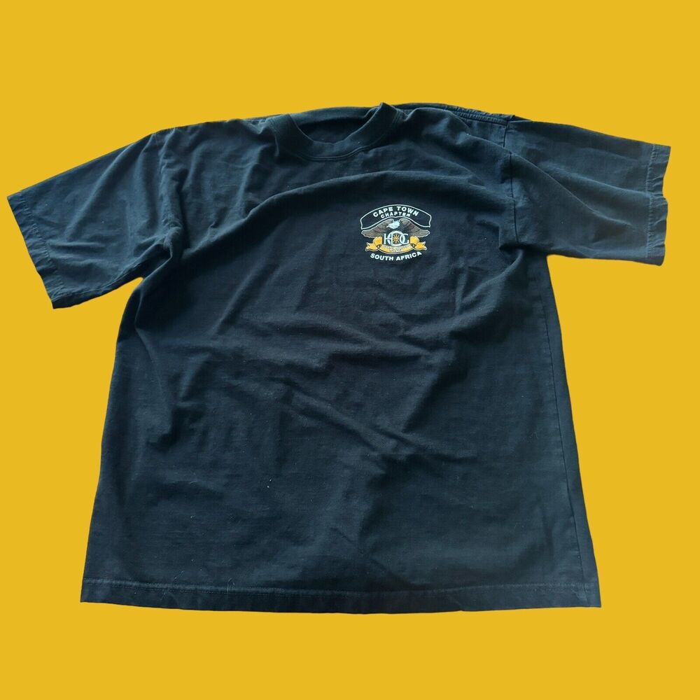 Vintage 80s Harley Davidson HOG T-Shirt Medium Cape Town Chapter South Africa
